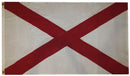 Alabama State 3'X5' Embroidered Flag ROUGH TEX® 300D Nylon