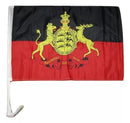 Württemberg Kingdom 12"x18" Car Flag ROUGH TEX® Knit Double Sided