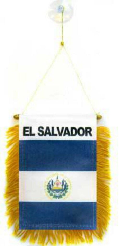 El Salvador Flag Mini Banner