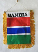 Gambia Flag Mini Banner