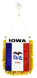 Iowa Flag Mini Banner