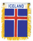 Iceland Flag Mini Banner