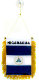 Nicaragua Flag Mini Banner