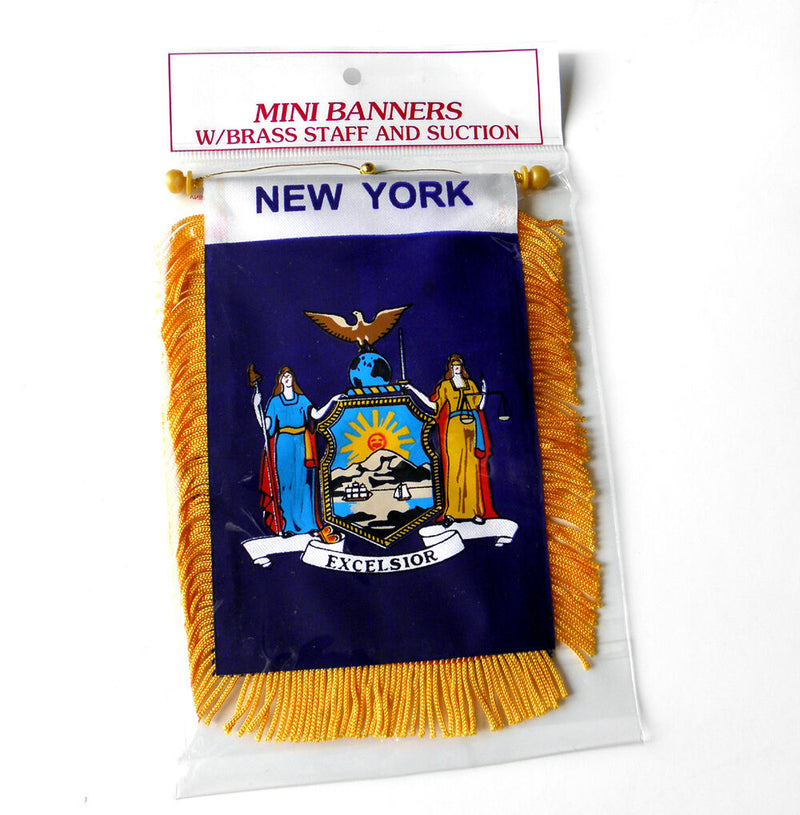 New York Flag Mini Banner