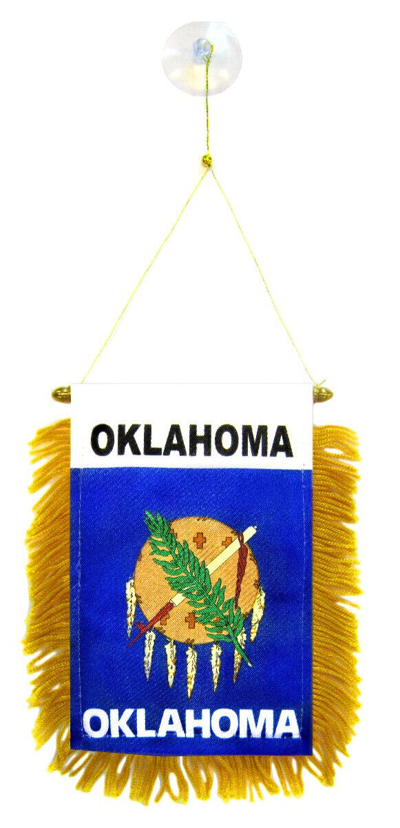 Oklahoma Flag Mini Banner