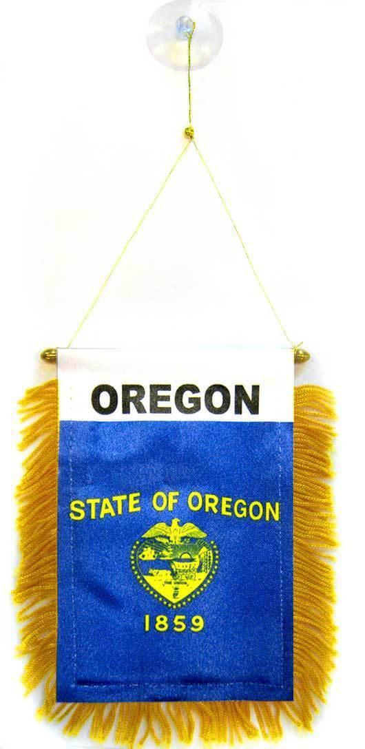 Oregon Flag Mini Banner