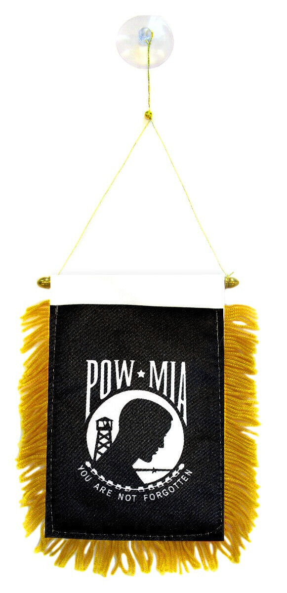 POW MIA Flag Mini Banner