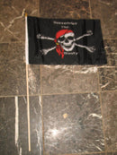 Surrender The Booty Pirate 12"x18" Flag ROUGH TEX® 100D Stick Flag