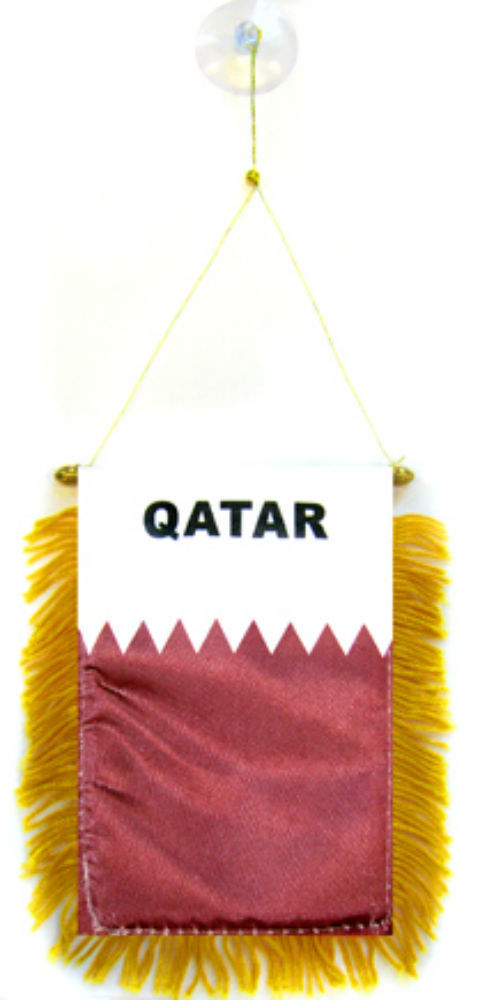 Qatar Flag Mini Banner