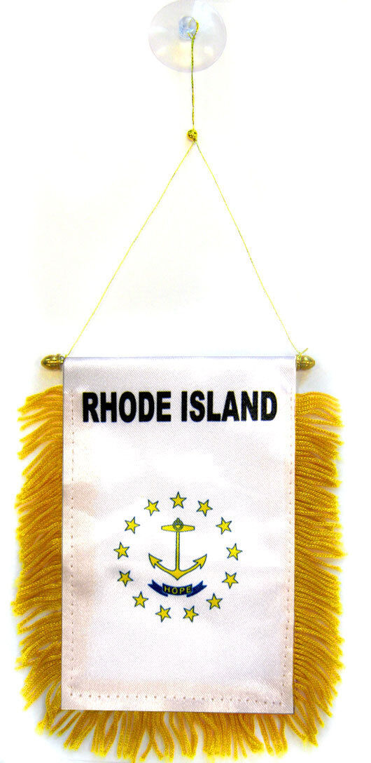 Rhode Island Flag Mini Banner