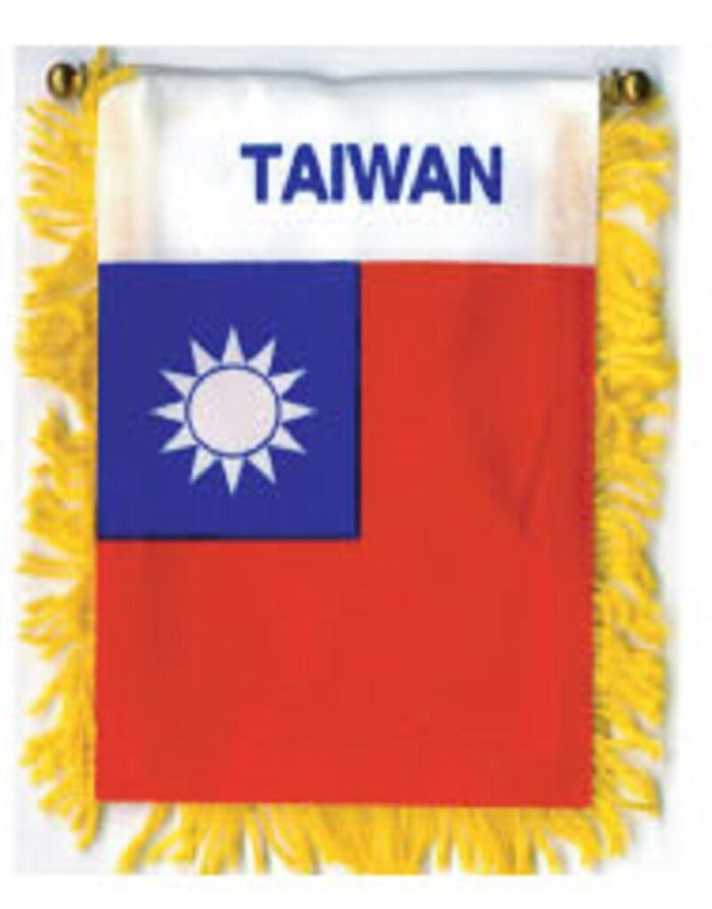 Taiwan Flag Mini Banner