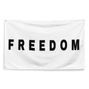 Freedom Large Size Flags 4'x6' Feet Charlie Kirk Inspired White Flag Made to Order