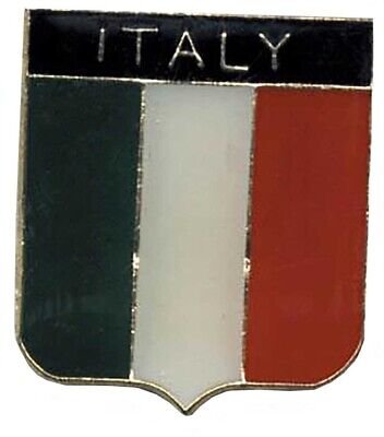 Italian Badge Lapel Pin Italy Brotherhood Shield