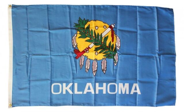 Oklahoma 4'x6' State Flag ROUGH TEX® 150D Super Poly