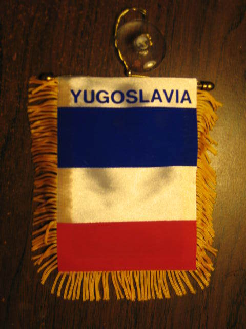 Yugoslavia Flag Mini Banner