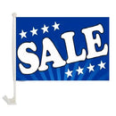 Sale Blue Stars 12"x18" Car Flag ROUGH TEX® Knit Double Sided