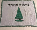 An Appeal To Heaven Blanket 4'x6' Woven Cotton 100% Natural Fibers Historic American Flag