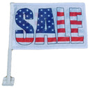 Sale Red White and Blue 12"x18" Car Flag Flag ROUGH TEX® Double Sided