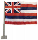 Hawaii 12"x18" Car Flag ROUGH TEX® Knit Double Sided
