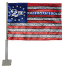 2nd Amendment Betsy Ross 12"x18" Car Flag ROUGH TEX® Knit Double Sided