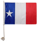 Texas Dodson 12"x18" Car Flag ROUGH TEX® Knit Double Sided