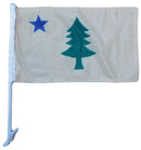 Original Maine 1900 Burgee 12"x18" Car Flag ROUGH TEX® Knit Double Sided