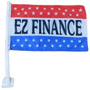 EZ Finance 12"x18" Car Flag Flag ROUGH TEX® Knit Double Sided