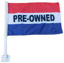 Pre Owned 12"x18" Car Flag Flag ROUGH TEX® Knit Double Sided