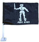 Black Bart 12"x18" Car Flag Flag ROUGH TEX® Double Sided