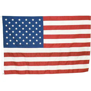 American Flags on Columbus Day/Charlie Kirk Memorial Sale 3x5 USA Nylon Embroidered Flags Brass Grommets
