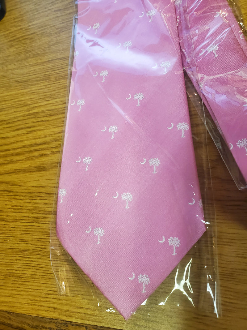 SC Tie SOUTH CAROLINA Silk Men's Pink Tie
