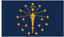 Indiana 3'X5' Flag ROUGH TEX® 100D