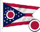 Ohio Official State Flag 3x5 210D Nylon US American Government Specifications