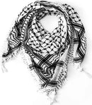 Kufiyyeh bundle of 12 scarfs Kafiya Palestine Traditional Cotton 55"x55" Inches Kufiya Black Made to Order
