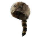 American Heritage Stripe Fur Coon Skinned Hats Davy Crockett Daniel Boone Hats Winter Warm Sale