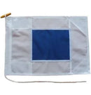 International Maritime Signal Flags Size 7 3'x3' Rough Tex Nylon Brass Grommets Outdoor Use