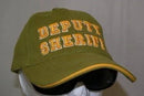 Deputy Sherrif Tactical Olive Cotton Embroidered Cap SHIPS BY JULY 1