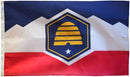 Utah 2024 15'x25' Embroidered Flag ROUGH TEX® 600D New State Flag