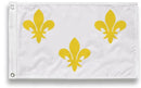 French Fleur De Lis Flags Over Colonial America 5x8 Feet Made to Order