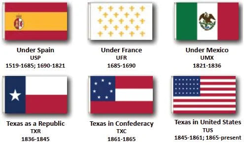 Six Flags Over Texas 3x5 Feet Set