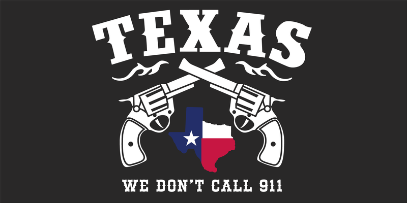 Texas We Don't Call 911 Bumper Sticker