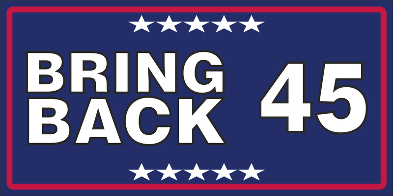 Bring Back 45 Bumper Sticker