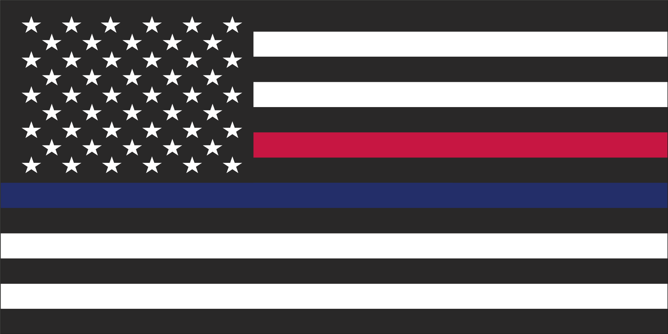 US Fire & Police Memorial Bumper Sticker