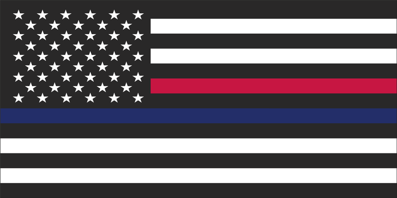 US Fire & Police Memorial Bumper Sticker