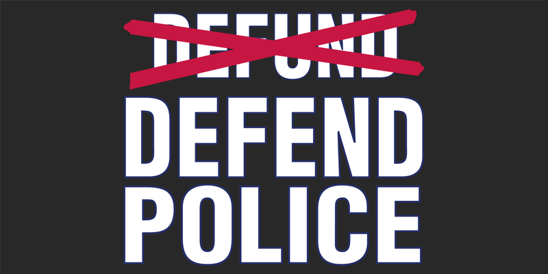Defend Police Bumper Sticker