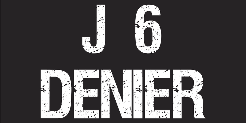 J 6 Denier Bumper Sticker Made In USA