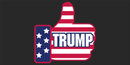 Trump USA Thumbs Up Bumper Sticker