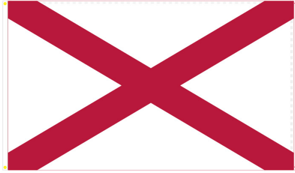 Alabama 3'X5' Flag ROUGH TEX® 100D