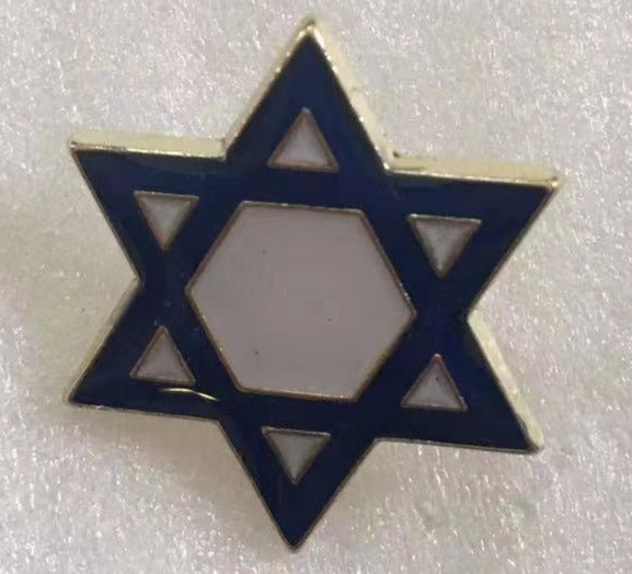 Star of David Lapel Pin Israeli Magen