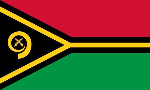 144 Count Case of Vanuatu 3'x5' Flag ROUGH TEX® POLYESTER